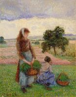Pissarro, Camille - Peasant Woman Carrying a Basket